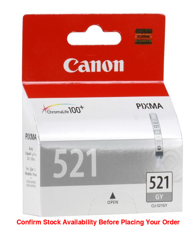 CANON-INK-CLI-521 GY-MP980/ MP990- YIELD 1395 - Guards On Duty Shop & Security Guards