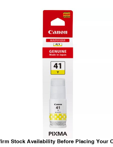 CANON-INK-GI-41 Y-G1420/ G2420/ G2430/ G2470/ G3420/ G3430/ G3470 - YIELD OF 7 700 - Guards On Duty Shop