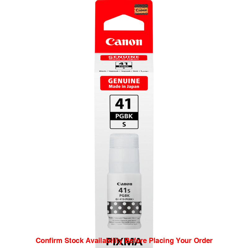CANON-INK-GI-41S BK-G1420/ G2420/ G2430/ G2470/ G3420/ G3430/ G3470 - YIELD OF 3 100 - Guards On Duty Shop & Security Guards