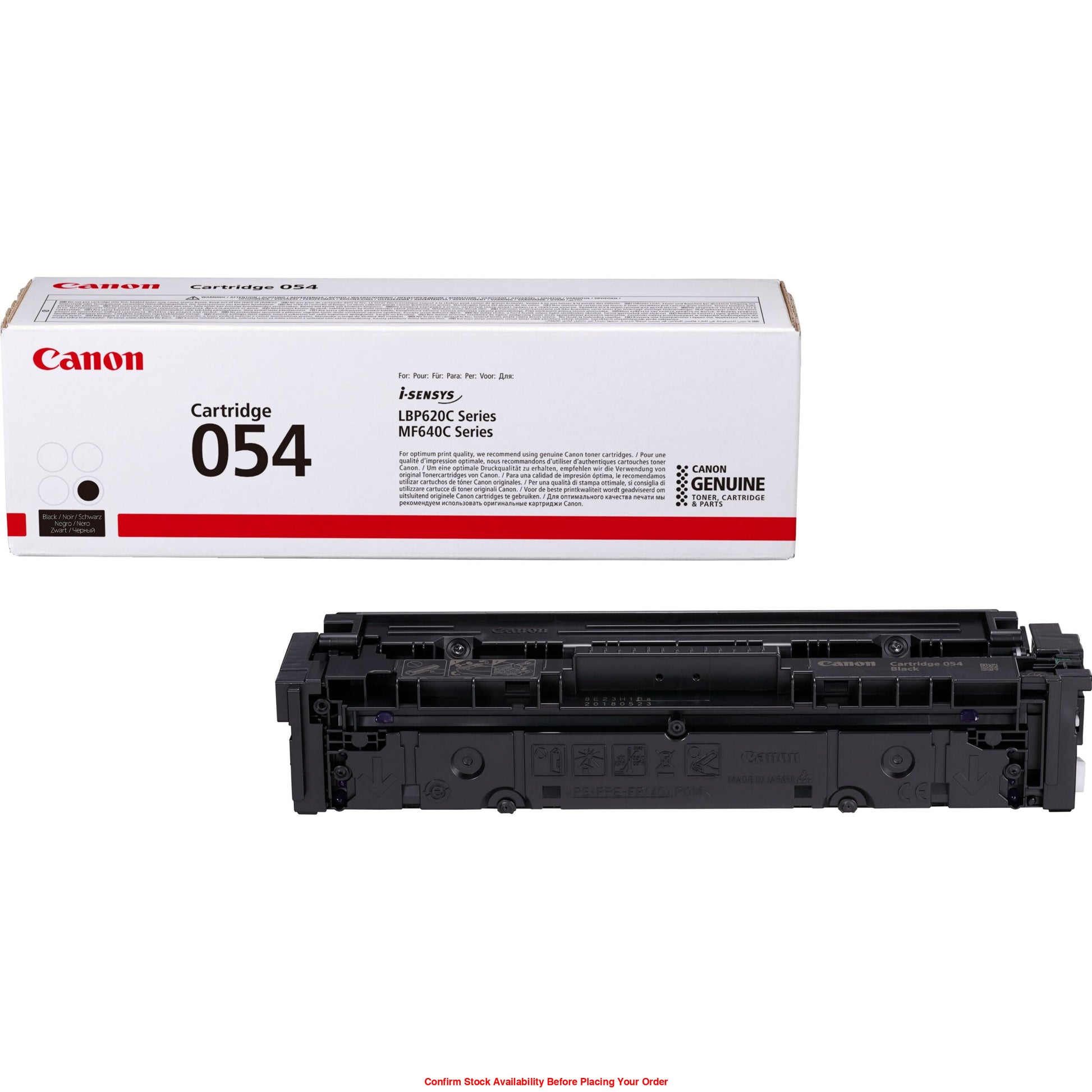 CANON-TONER- CRG 054 BK LBP621CW / LBP623CDW / MF641CW / MF643CDW / MF645CX - YIELD 1 500 - Guards On Duty Shop & Security Guards