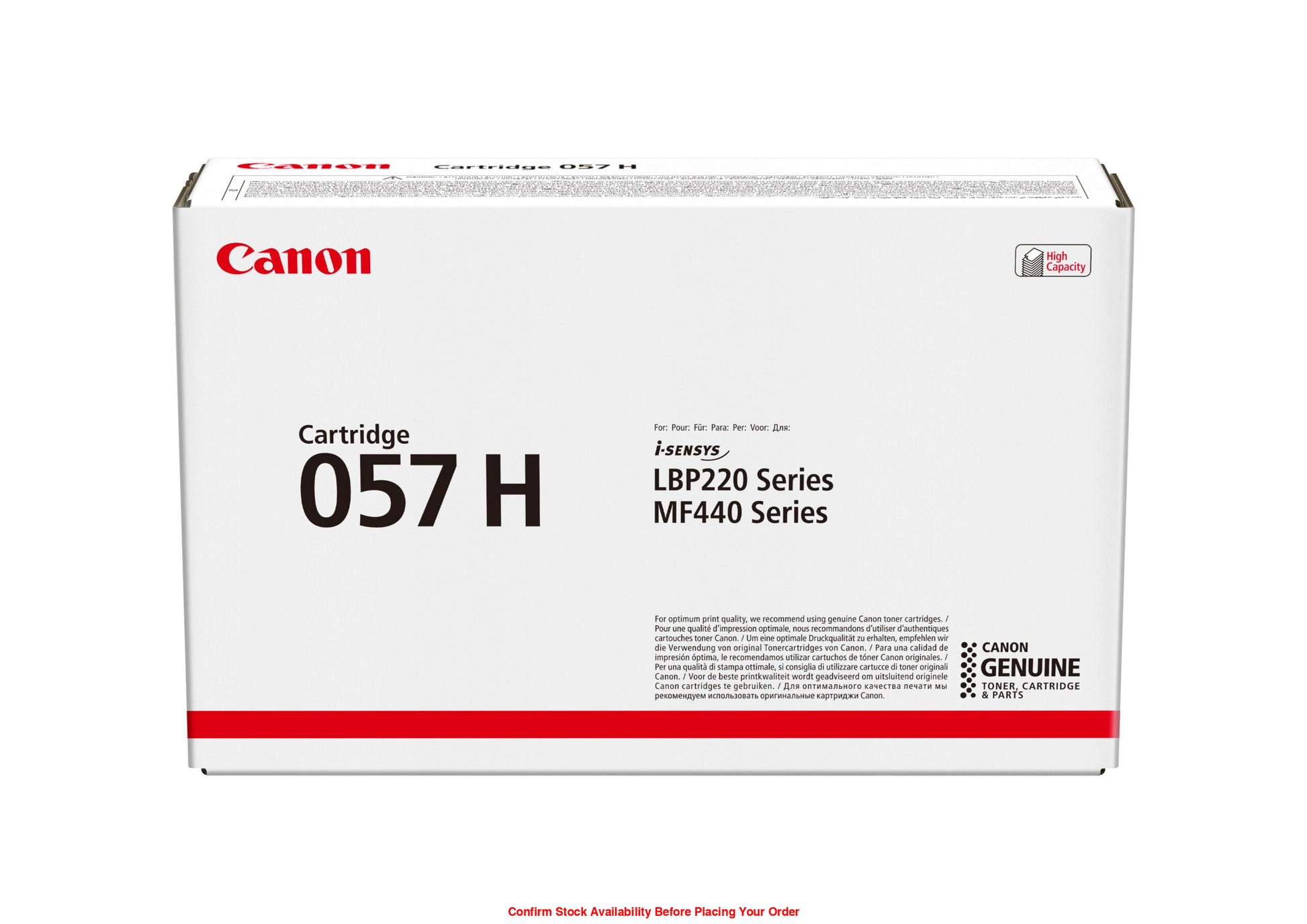 CANON-TONER- CRG 057 H BK-LBP233DW / LBP226DW / LBP228X / MF443DW / MF445DW / MF446X / MF449X - YIELD 10 000 - Guards On Duty Shop & Security Guards