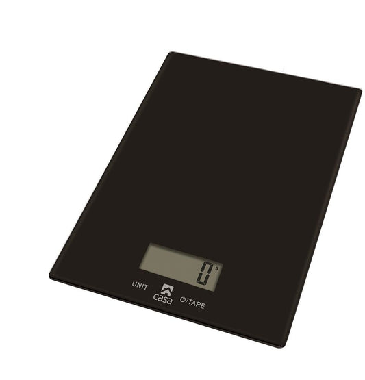 CASA Kitchen Scale Glass Nero - Guards On Duty Shop & Security Guards