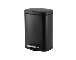 CASA Modena 5L Pedal Bin Powder Coated Matte Black