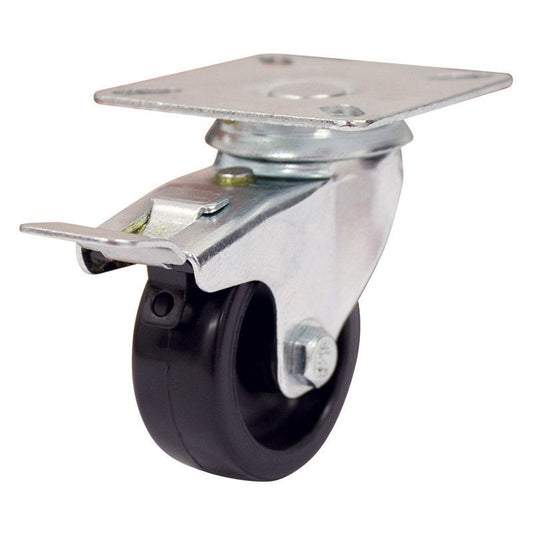 Castor 50mm M10 Bolt Mount - Braked