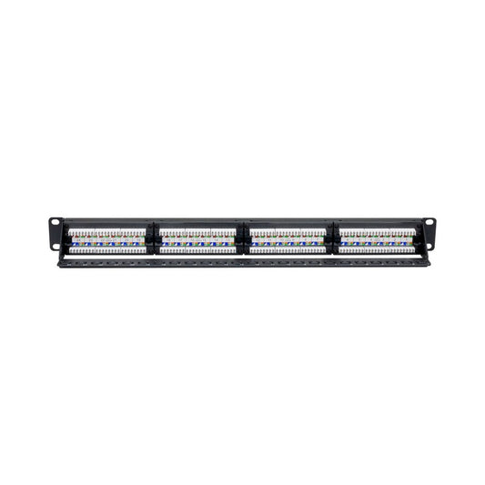 Cat6 24 Port Unshielded Patch Panel - with Logo