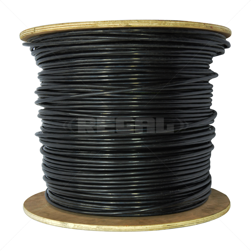 Cable - CAT6 STP Outdoor UV Black 500m (Outdoor)
