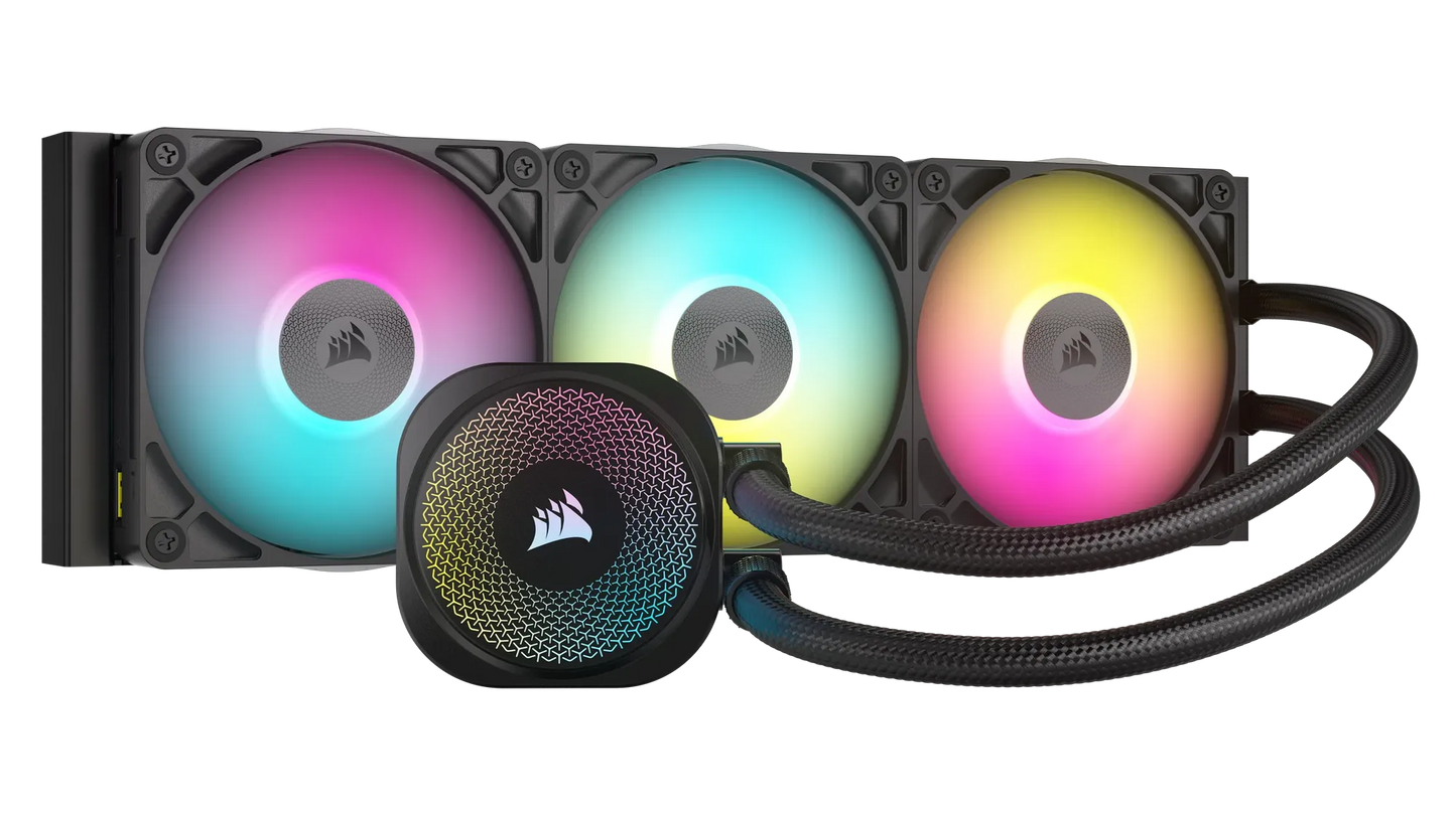 Corsair iCUE LINK TITAN 360 RX RGB Liquid CPU Cooler – RX120 RGB Fans – Fits Intel® LGA 1851/1700; AMD® AM5/AM4.