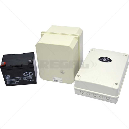 Centurion Gate Motor A10 DC Converter 3A incl Battery + Enclosure