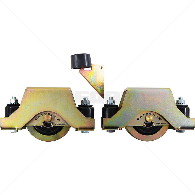 Gate Shox Wheel Set 80mm Stainless Steel (Conduit)