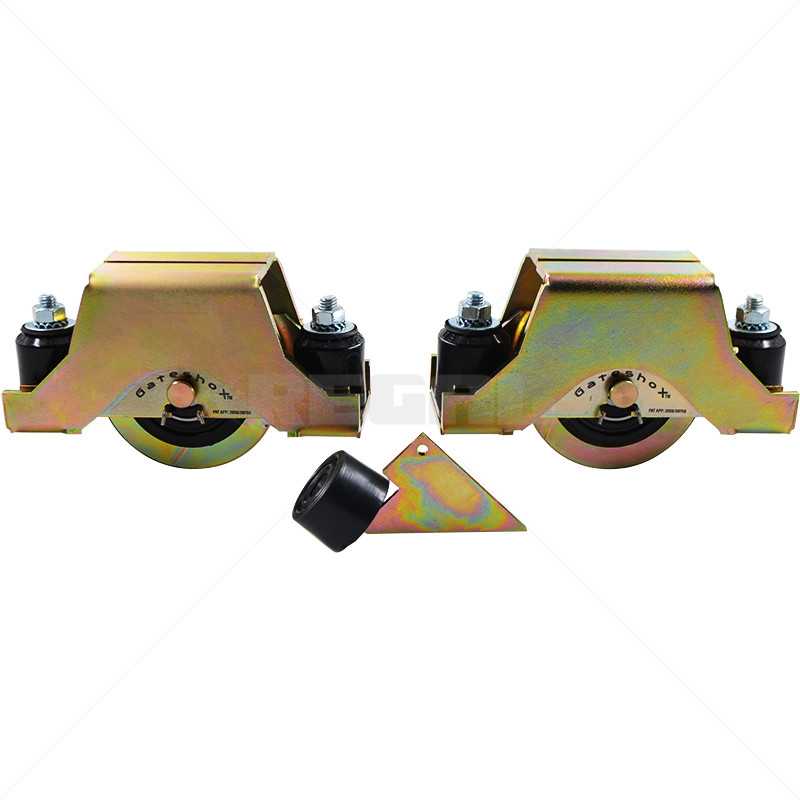Gate Shox Wheel Set 80mm Stainless Steel (Conduit)