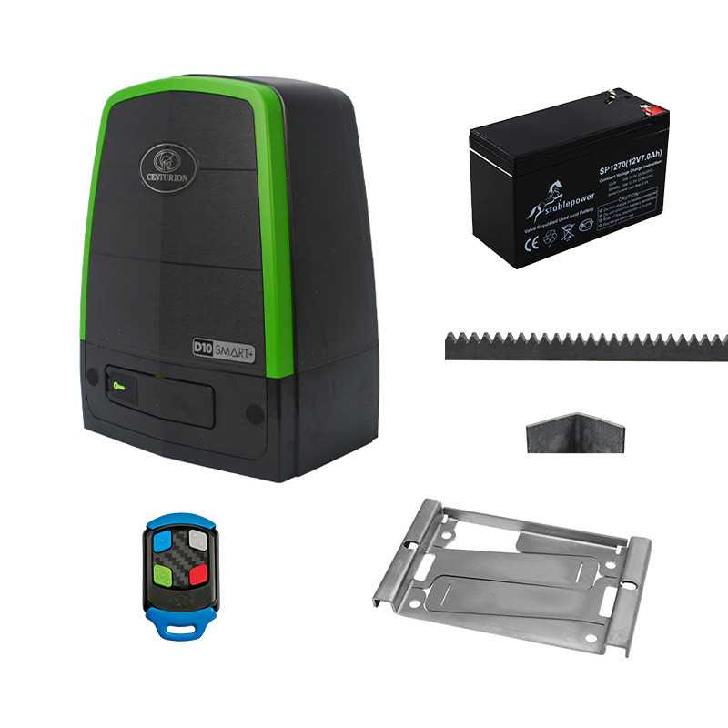 Centurion Motor Kit D10 SMART+  2x Tx4 Stl Rack Battery Base Plate