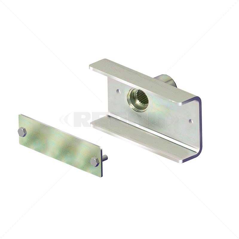 Centurion Traffic Barrier SECTOR II Rectang Pole Coupling SS-Kit