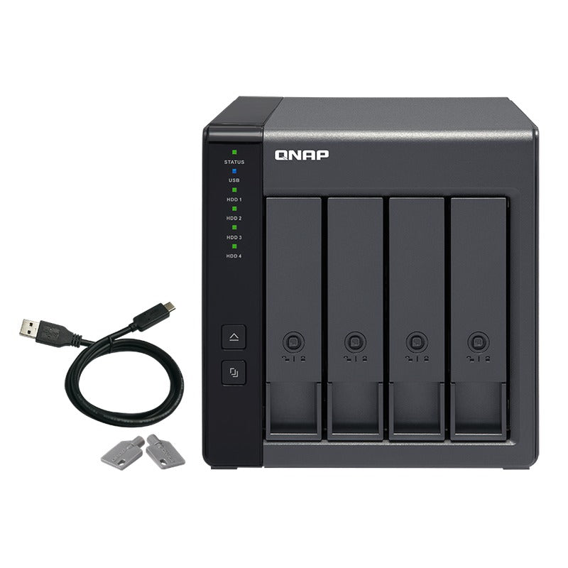 QNAP NAS 4-Bay Empty, 3xUSB 2xLAN