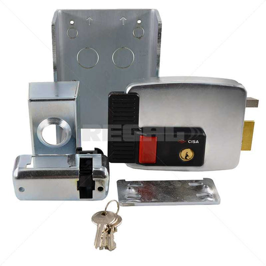 CISA Electric Lock Inward Opening RHS Bt (o Door Closer)