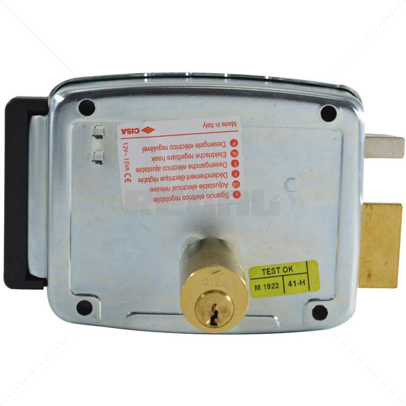 CISA Electric Lock Outward Open LHS Btn