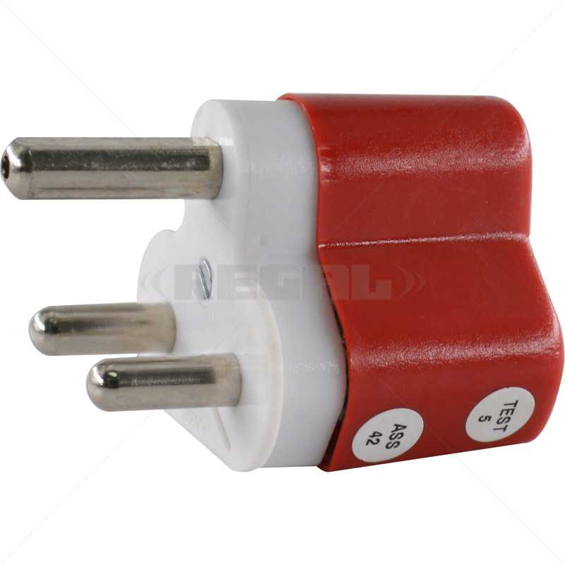 CL Protect Mains 16A Ded Plug LED Red
