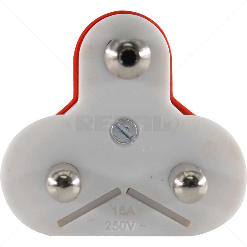 CL Protect Mains 16A Ded Plug LED Red