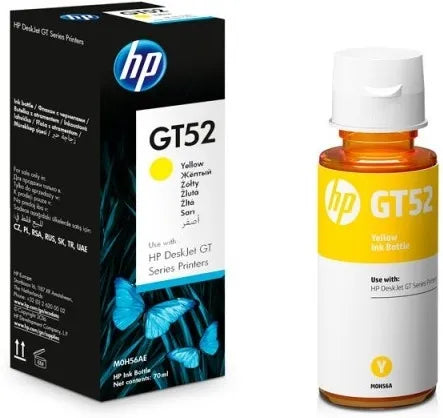 HP - Hp Gt52 Yellow Original Ink Bottle,~8,000 Pages - Guards On Duty Shop & Security Guards
