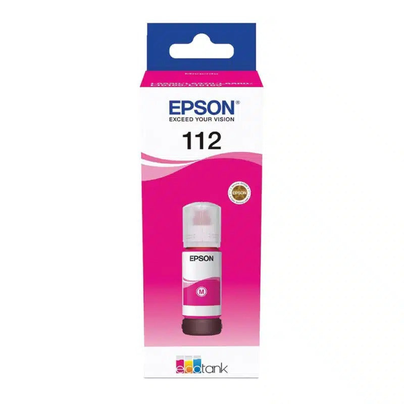 Epson - 112 Ecotank Pigment Magenta Ink Bottle, 4,500 Pages