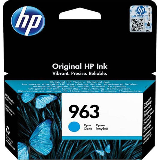 HP - Hp 963 Cyan Original Ink Cartridge,700 Pages