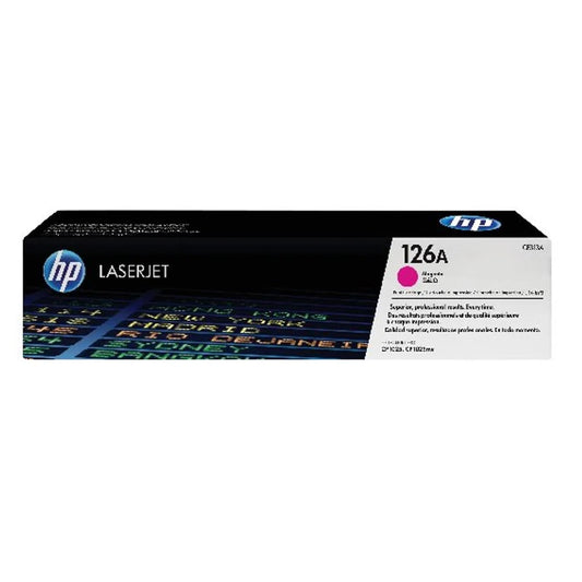 HP - Hp 126a Magenta Original Laserjet Toner Cartridge,1,000 Pages