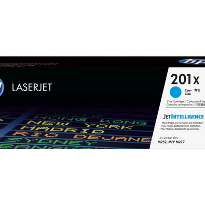 HP - Hp 201x High Yield Cyan Original Laserjet Toner Cartridge,2,300 Pages