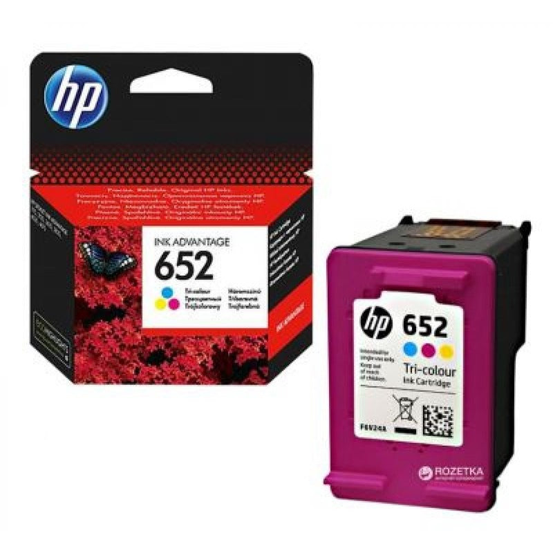 HP - Hp 652 Tri-color Original Ink Advantage Cartridge,~200 Pages