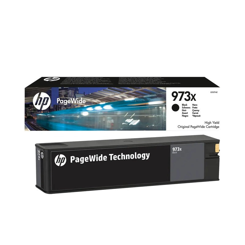 HP - Hp 973x High Yield Black Original Pagewide Cartridge,~10,000 Pages