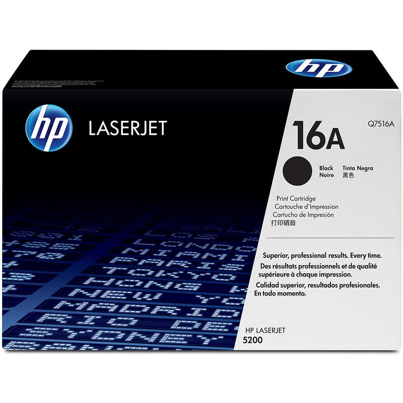 HP - Hp 16a Black Original Laserjet Toner Cartridge,12,000 Pages