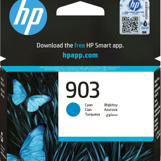 HP - Hp 903 Cyan Original Ink Cartridge,~315 Pages