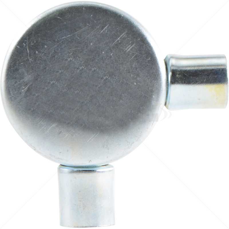 Conduit Bosal - 20mm 2-Way Angle Box Galvanised incl Lid & Screws