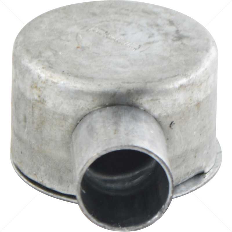 Conduit Bosal - 25mm 1-Way Box Galvanised incl Lid & Screws
