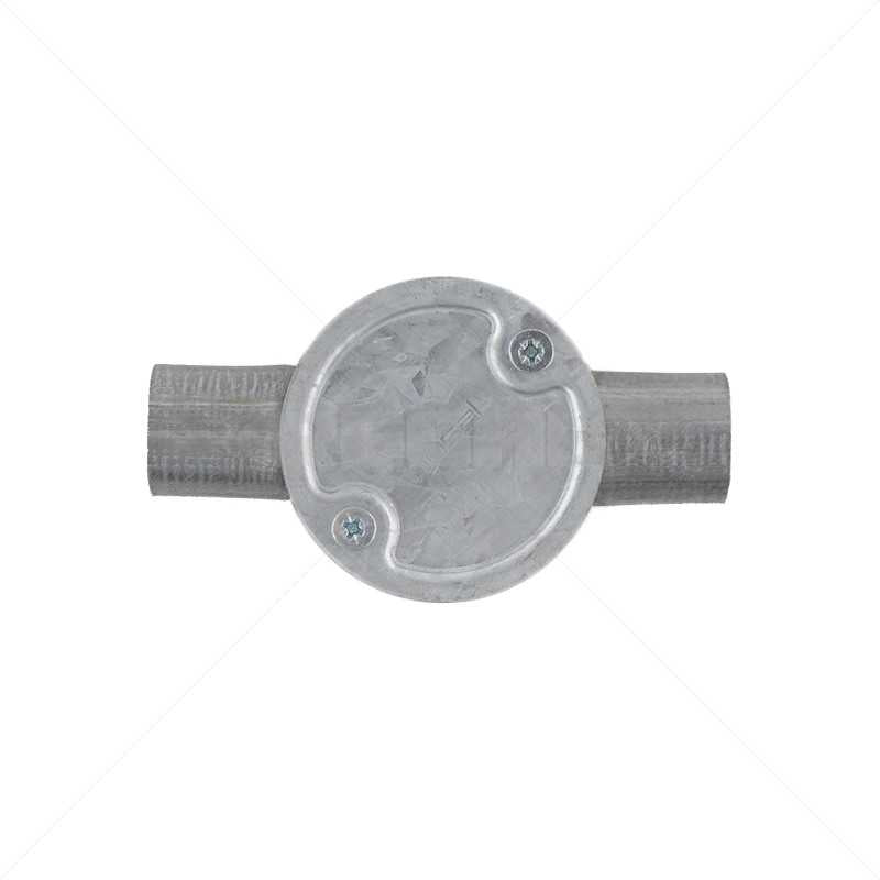 Conduit Bosal - 25mm 2-Way Box Galvanised incl Lid & Screws