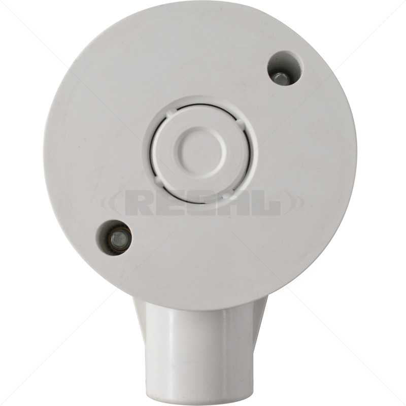 Conduit PVC 20mm 1-Way Box Lid & Screws