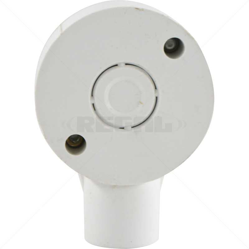 Conduit PVC - 25mm 1-Way Box with Lid and Screws