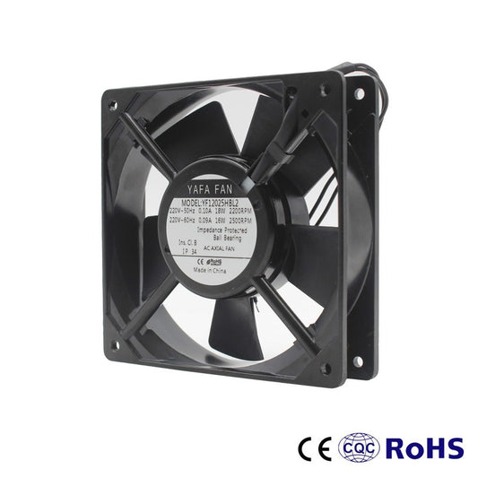 Cooling Fan119x119x38 220 Volt- No Pwr Lead