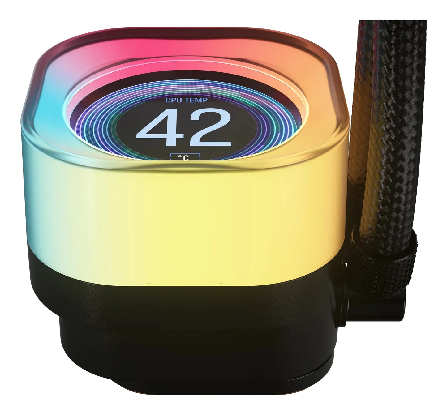 Corsair iCUE LINK TITAN 240 RX LCD Liquid CPU Cooler – RX120 RGB Fans – Fits Intel® LGA 1851/1700; AMD® AM5/AM4.