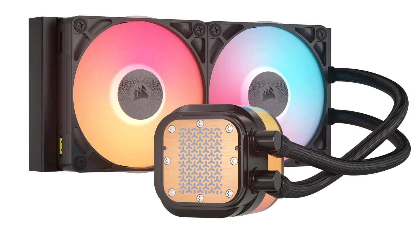 Corsair iCUE LINK TITAN 240 RX LCD Liquid CPU Cooler – RX120 RGB Fans – Fits Intel® LGA 1851/1700; AMD® AM5/AM4.