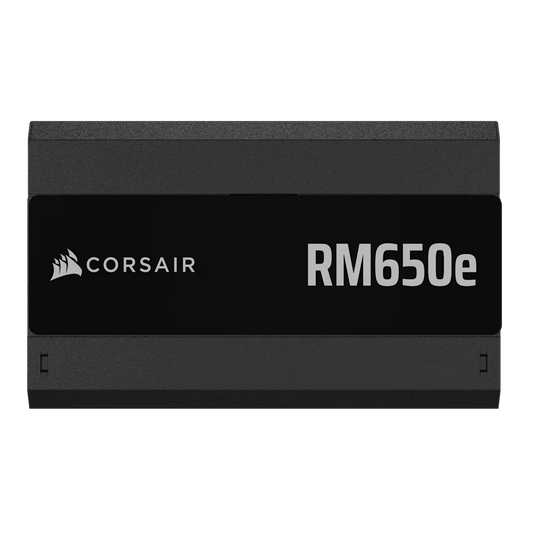 Corsair RM Series™ RM650e — 650 Watt 80 PLUS Gold Fully Modular ATX PSU; ATX 3.1 and PCIE 5.1 ; 7yr Warranty