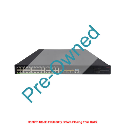 CPO H3C S5170-28S-HPWR-EI L2 ETHERNET SWITCH WITH POE CPO - BOX OPENED/BOX DAMAGED - Guards On Duty Shop