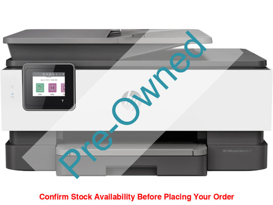 CPO HP OFFICEJET PRO 8023 ALL-IN-ONE PRINTER CPO - BOX OPENED/BOX DAMAGED NO INK INCLUDED - Guards On Duty Shop & Security Guards