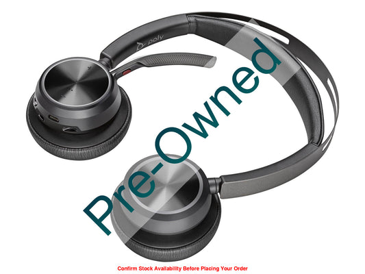 CPO POLY VOYAGER FOCUS 2 BT USB-C ANC CPO - BOX OPENED/BOX DAMAGED - Guards On Duty Shop & Security Guards