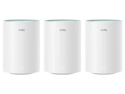 Cudy Dual Band WiFi 5 1200Mbps Gigabit Mesh 3 Pack | M1300 (3-Pack) Guards On Duty Security