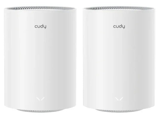 Cudy Dual Band WiFi 6 3000Mbps Multi-Gigabit Mesh 2-Pack | M3000 (2-Pack) Guards On Duty Security