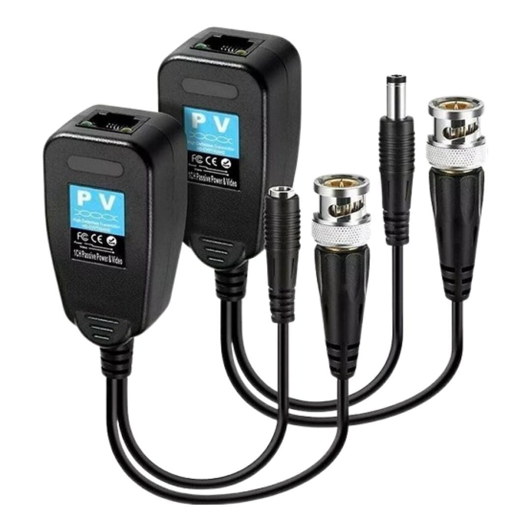 HD Balun with 12VDC power inputoutput - Pair