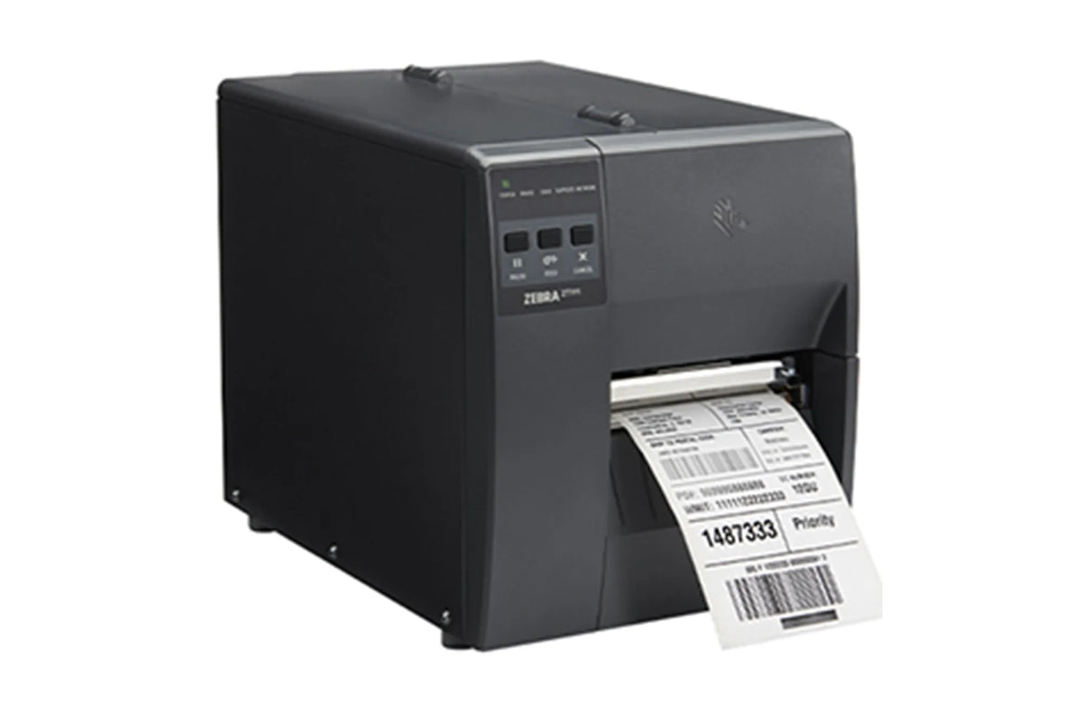 Zebra TT Printer ZT111; 4''; 203 dpi; Thermal Transfer; Tear; EU/UK Cords; USB; Serial; Ethernet; BTLE; USB Host; EZPL