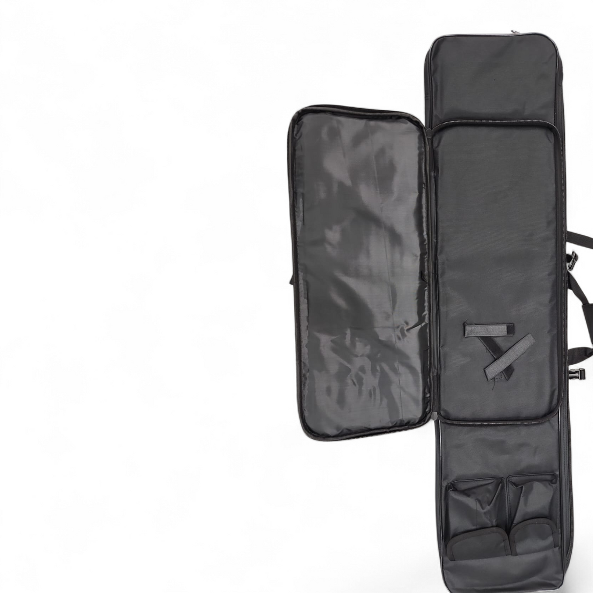 Ballistic Backpack Gun Case 95cm Black – Tactical Rifle Carry Bag with Shoulder Straps FAS9-7B