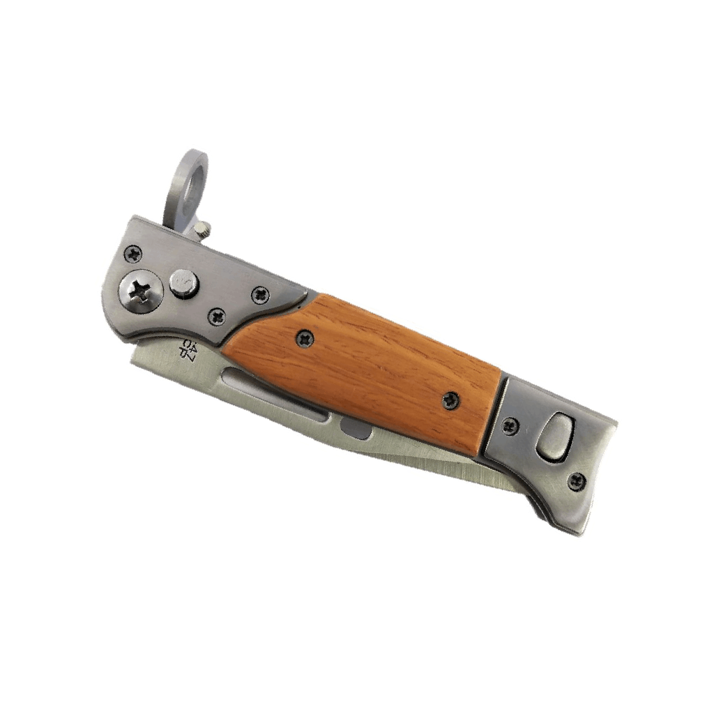 Cccp Ak47 Button Opening Folding Pocket Knife Large