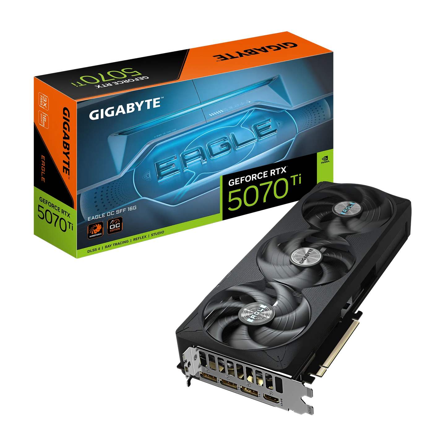 GIGABYTE nVidia GeForce RTX™ 5070Ti EAGLE OC SFF - 16GB GDDR7 HDMIx1/DPx3