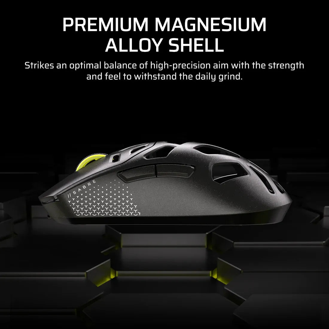 SABRE v2 PRO WIRELESS MAGNESIUM ALLOY Gaming Mouse – Black; 33kDPI.